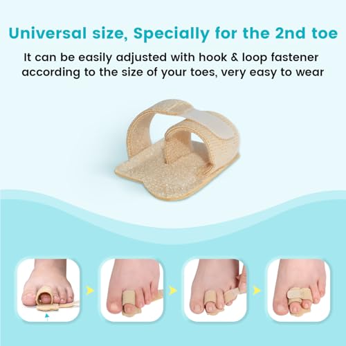Pozpo Tech Hammer Toe Straightener Corrector Wrap for Women & Men, Hammer Toe Splint Support - 1 in package