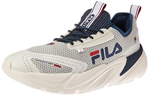 Tênis Fila Charge, Masculino, Bege/Marinho/Vermelho, 39