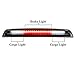 LED 3rd Brake Light Assembly High Mount Stop Light Cargo Lamp w/Waterproof Gasket fit for Nissan Titan 2004-2015, fit for Nissan 2005-2016 Frontier 26590-EA800 (Black Housing Smoke Lens)