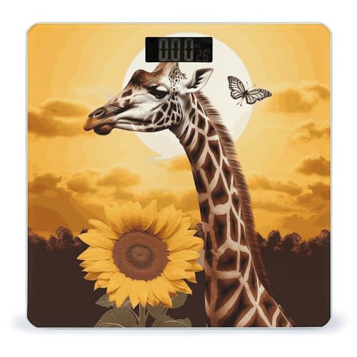 Báscula Digital Giraffe y Sunflower con Pantalla LCD miniatura 1