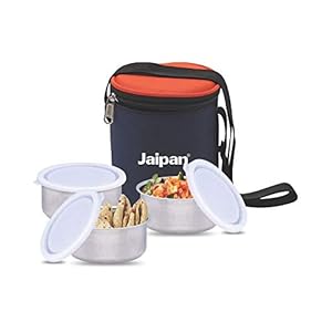 Jaipan Food King Steel Lunch Box, Blue