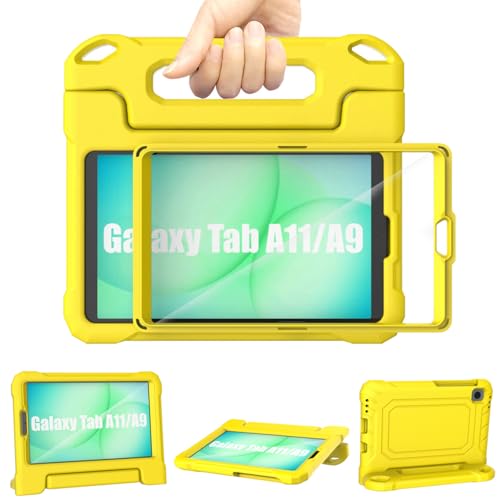 Coque Tablette Samsung Galaxy Tab A11+/A9+ Plus Enfant 11 Pouces 2025/2023, TrendGate Étui Léger et Résistant Aux Chocs Écran Intégré avec Poignée et...