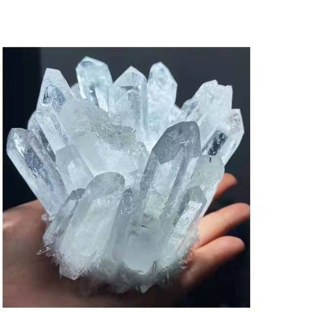 GURSAC Piedra de Cristal Natural Cristal Natural Cristales en Bruto Piedras 1pc 400g-800g Piedras Naturales Cuarzo Transparente para (Color : 1pc 610g-660g)