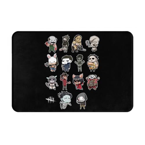 玄関マット デッドバイデイライト トイレマット バスマット 吸水速乾 滑り止め 抗菌 防臭 丸洗い可能 おしゃれ ふわふわ 柔らかい 40×60cm