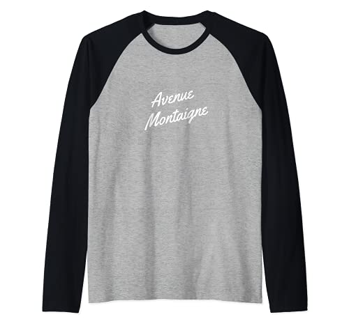 Avenue Montaigne Manche Raglan