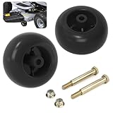 Sporthfish 753-04856A Mower Deck Wheels for Cub Cadet Craftsman Husqvarna Lawn Mower Deck Rollers Gauge Wheel Work with 42' 46' 48' 50' 52' 54' Decks, 2 Pack Lawnmower Tractor Deck Tire
