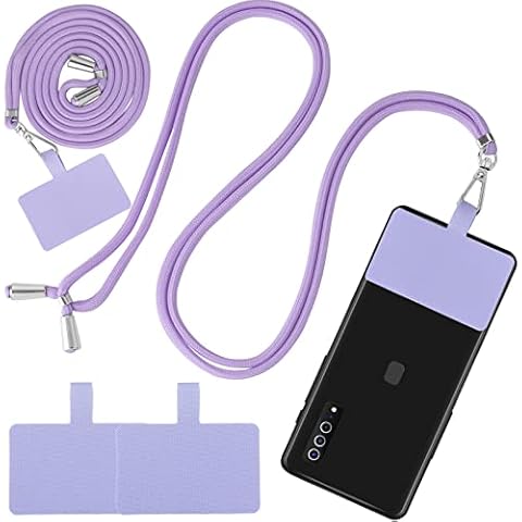 cobee Phone Lanyard, Adjustable Cell Phone Lanyard Universal Nylon Neck Strap Detachable Phone Crossbody Lanyard Phone Tether Cover