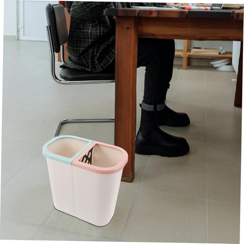 Caneca de basura rectangular color blanco Alipis miniatura 5