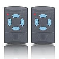 868.3MHz Garagentoröffner, Handsender fur Hörmann, Garagentor Fernbedienung Kompatibel mit Hörmann HSM2 HSM4 HS1 HS2 HS4 HSE2 HSE4 HSZ1 HSZ2 HSP4 HSP4-C HSD2-A HSD2-C, Enthält 2 Batterien (2 Stück)