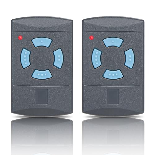 868.3MHz Garagentoröffner Handsender fur Hörmann Garagentor Fernbedienung Kompatibel mit Hörmann HSM2 HSM4 HS1 HS2 HS4 HSE2 HSE4 HSZ1 HSZ2 HSP4 HSP4-C HSD2-A HSD2-C Enthält 2 Batterien (2 Stück)