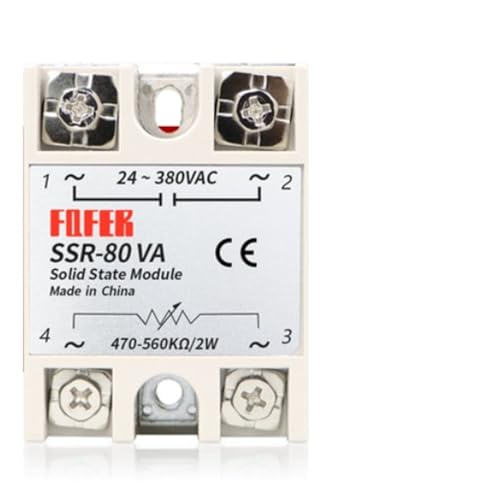 Relais à semi-conducteurs SSR-80VA à gradation linéaire pour chauffage stable