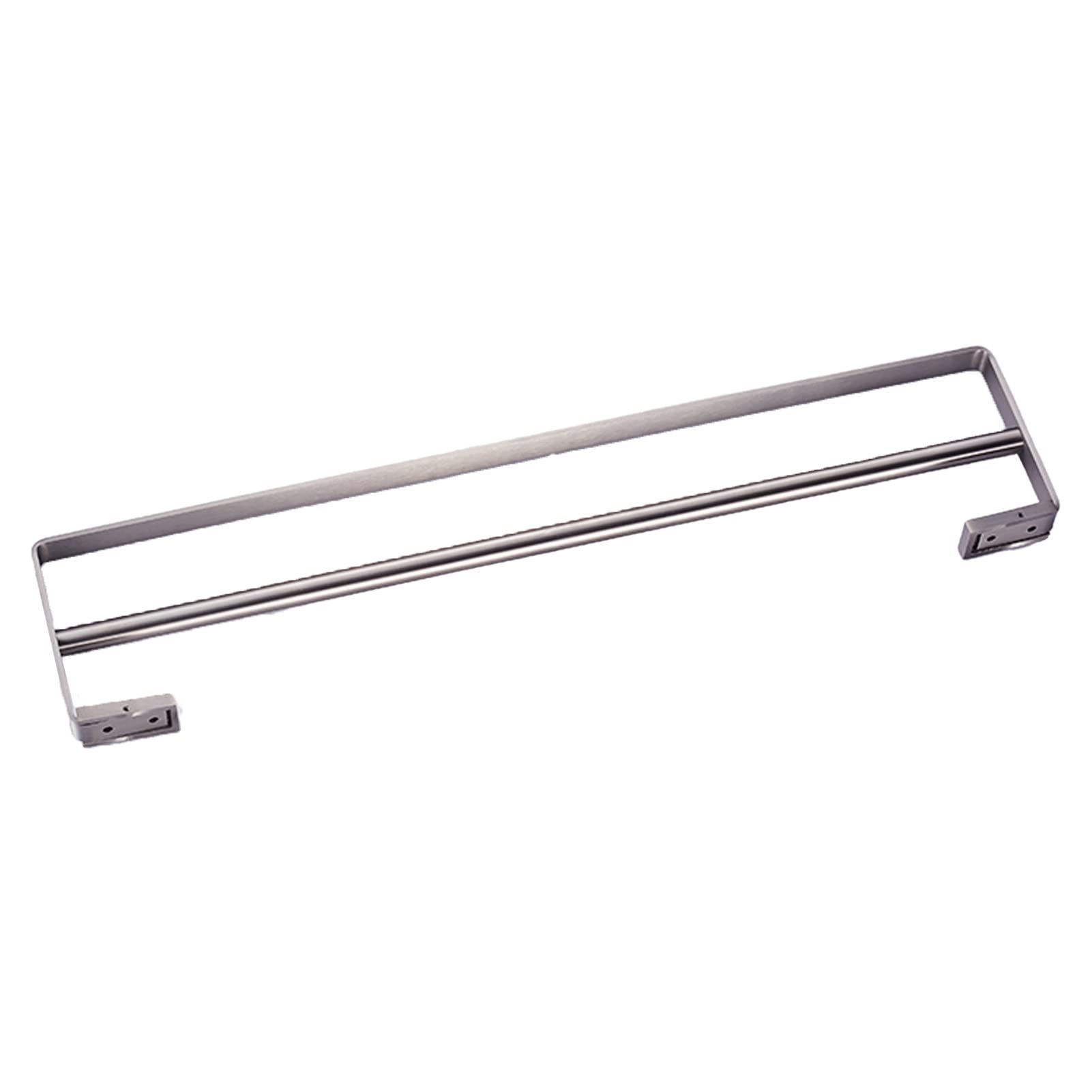 LMYSXAOZ Wall Mounted Towel Bar Rail,Thicken Widen the Base,Square Holder,Stainless Steel Bar,for Bathroom Hardware and Kitchen,Silver,40cm-80cm (Size : 70cm)