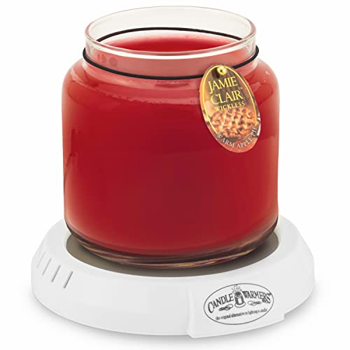 Candle Warmers Original Plug-in Wax Melter Plate (White) for Jar Candles