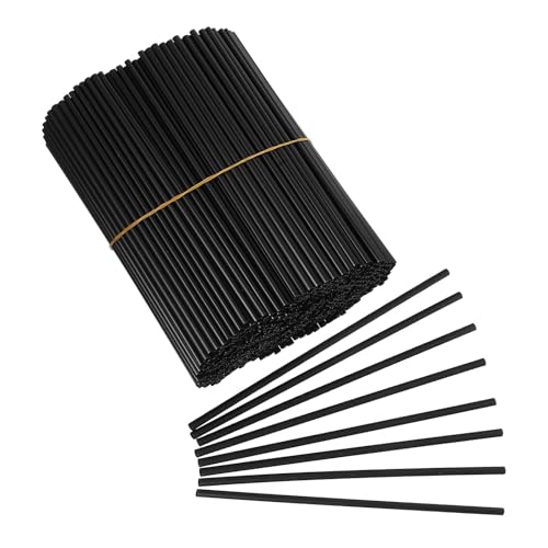 1000 pitillos desechables negros 13 cm CLISPEED miniatura 1