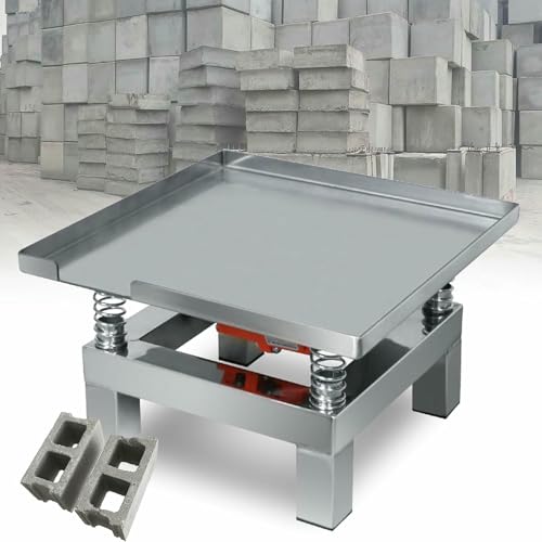 Mesa Vibradora para Hormigón, Plataforma Vibratoria de 10 kg de Capacidad de Carga, 35,5 x 35,5 cm, Motor de Cobre Puro, 220 V miniatura 1