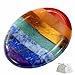 QINJIEJIE 7 Chakren Heilsteine Kristalle Handschmeichler Sorgenstein für die Heilung von Ängsten Daumen Edelstein Oval Kristall Edelsteine Palm Steine Stress Relief Reiki Heilung Meditation Oval günstig Kaufen-QINJIEJIE 7 Chakren Heilsteine Kristalle Handschmeichler Sorgenstein für die Heilung von Ängsten Daumen Edelstein Oval Kristall Edelsteine Palm Steine Stress Relief Reiki Heilung Meditation