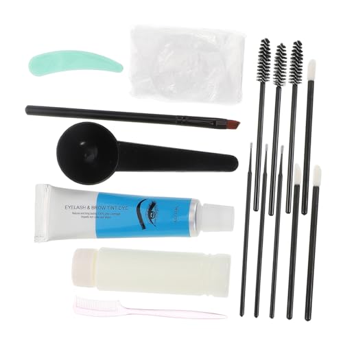 FOMIYES 1 Juego set de crema para cejas crema para cejas incolora de larga duracion tinte para cejas casero kit de tinte de cejas marrón kit de tinte para cejas gel para cejas pegar Grey