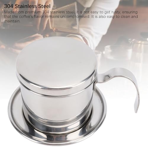 Cafetera Vietnamita Portátil con Filtro Ajustable de 200 ml miniatura 7