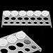 Tattoo Ink Cup Holder, 23 Holes Tattoo Pigment Ink Cap Cup Holder - Cimenn Stainless Steel Shelf Stand Tip Supply Tools Beauty