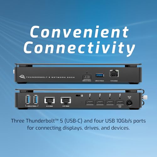 Image of OWC Thunderbolt 5 Dual 10GbE Network Dock