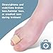 Medical-All Toe Separators for Women Overlapping Toes, Bunion Corrector and Toe spacers, Buddy Wraps for Broken Toes, Hammertoe Straightener (Black)