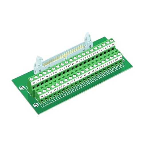 Module de connecteur mâle IDC40 2.54mm, bornier rail DIN robuste de haute précision pour armoire