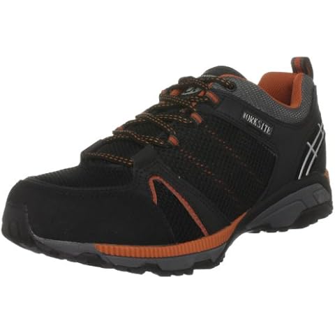 Worksite Men's SS607SM Black/Orange Safety Trainer SS607SM 8 UK (42 EU) Cover