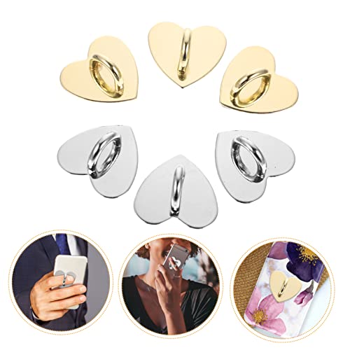 Soporte de anillo para móvil OSALADI con 24 hebillas adhesivas para fundas 6