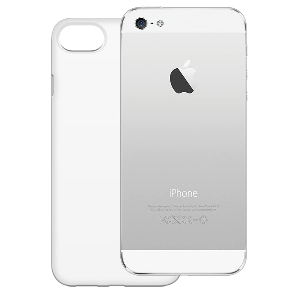 BABACO Custodia per cellulare Premium Clear per Iphone 7/8/ SE 2/ SE 3 adattato in modo ottimale alla forma del telefono cellulare, custodia in cristallo in TPU
