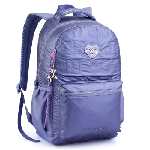 Mochila Feminina Juvenil em Matelassê ColorUp LILAS
