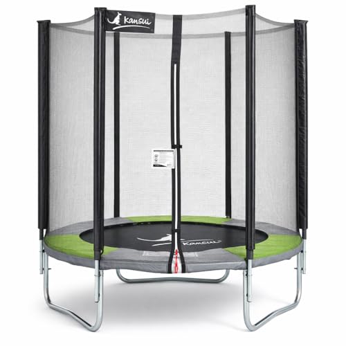 Kangui - Trampoline Rond Ø180cm avec Filet de sécurité - YZI 180