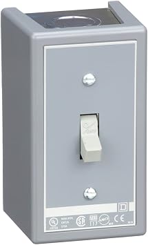 SCHNEIDER ELECTRIC 2510KG2 600-Vac Manual Switch Kplus Options, Black