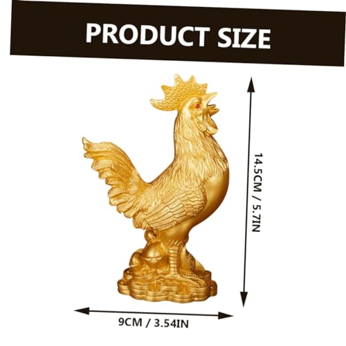 Statue de coq Feng Shui pour harmoniser votre affichage de bureau
