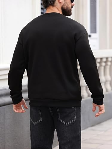 SOLY HUX Sweatshirts for Men Graphic Print Crew Neck Long Sleeve Casual Pullover Tops2