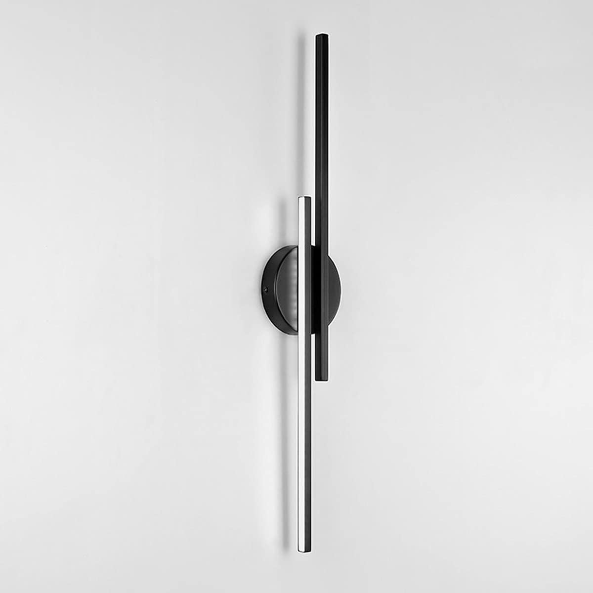 21/30 Inch LED Modern Bathroom Vanity Light Fixtures Matte Black Room Wall Lamp Lights Modern Wall Sconce for Stairway Bedroom Hallway Porch Living Room,WarmLight-16W/76cm