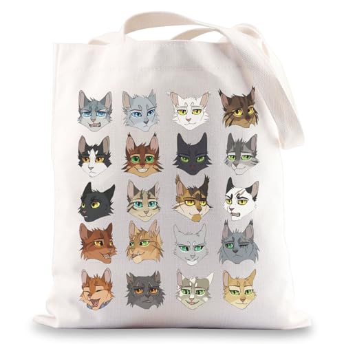 Bolsa Tote de Lona para Fans de Novelas de Gatos miniatura 1