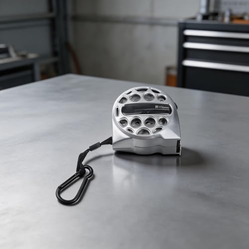 Cinta métrica de acero inoxidable 7.5m con base magnética miniatura 3