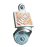 Home Depot Wall Mount Bottle Opener, 3 1/8' x 2 5/8' x 1 1/4', Silver