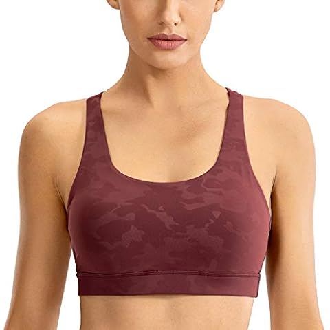 CRZ YOGA - Sujetador Deportivo Yoga Cruzados Camuflaje Cover