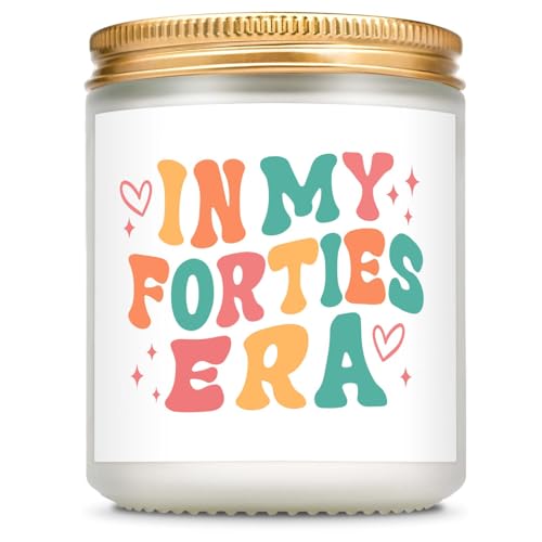 40Th Birthday Gifts Women Men, Happy 40Th Birthday Decorations for Women Men - 7 Oz Lavender Scented...