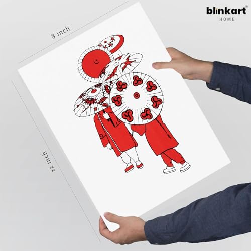 Image of BLINKART Still Life Aesthetic Modern Art Walls With Frame | Natural Wood Texture | Living Room Bedroom Office Wall Decoration | Poster Home Decor Frames Wall Bedroom | 12x8 Inches (D258)