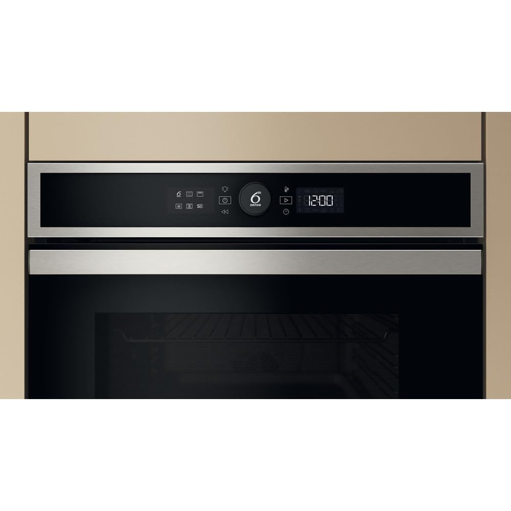 Whirlpool WOI4IS8PM0SXA Forno multifunzione Inox 17 funzioni Pizza310° Cook4 Steam+ classe A+ 73Lt, Pirolisi + Idrolisi