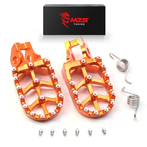 Image of MZS Dirt Bike Foot Pegs for TX FX TC TE EXC EXCF XC XCF SX SXF EX EXF 16-23
