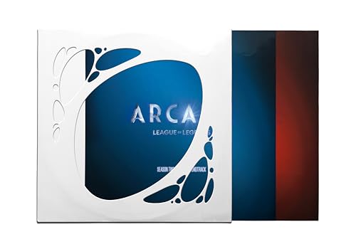 Arcane League of Legends Season 2 Official Soundtrack, Exclusive Limited Denim Glacial Yellow Splatter Vinyl LP