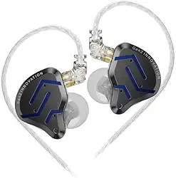 Fone de Ouvido ZSN PRO 2 Intra-Auricular, Híbrido de Alta Definição, Driver Dinâmico Super-Linear e Armadura Balanceada, Isolamento de Ruído – Músicos e Gamers