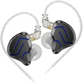 Fone de Ouvido ZSN PRO 2 Intra-Auricular, Híbrido de Alta Definição, Driver Dinâmico Super-Linear e Armadura Balanceada, Isolamento de Ruído – Músicos e Gamers