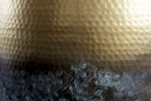 invicta INTERIOR Handgearbeiteter Couchtisch Orient III 60cm Gold mit Patina im Classic Hammerschlag Design – Bild 6