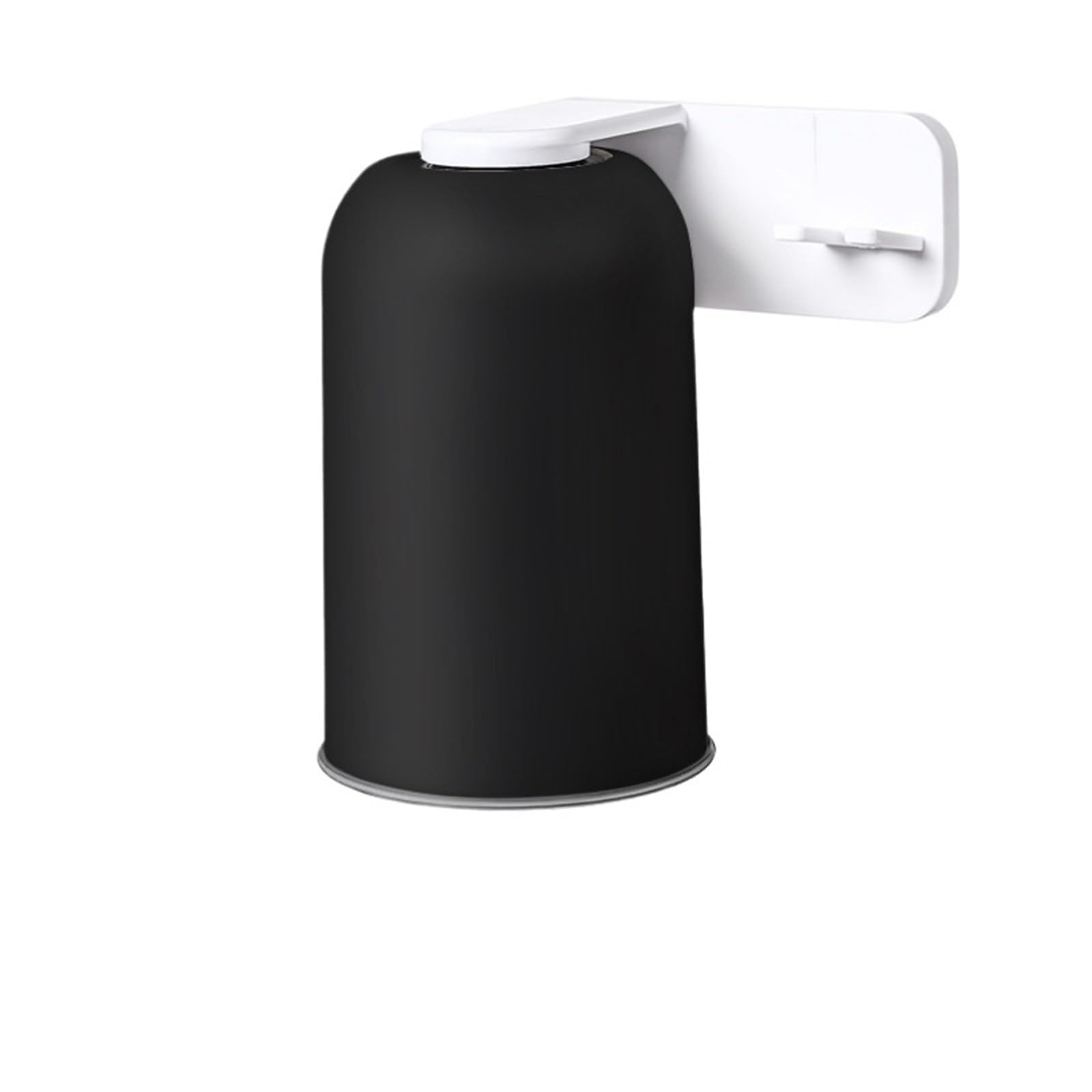 1Pcs Suction Mouthwash Cup Toothbrush Holder Stainless Steel Wall Hanging Without Punching For Bathroom, Washroom(Black)