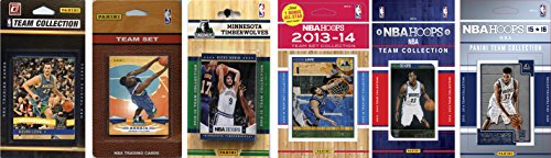 NBA Minnesota Timberwolves 6 Different Licensed Team Set Trading Card