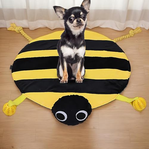 Tapis d'alimentation coloré pour lapins et chiens d'extérieur - 4